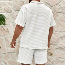 Silas Men's Luxury Set – Breathable Cotton Polo and Matching Shorts, Summer Comfort