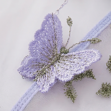Papielle – Butterfly Embroidery Mesh Nightdress Set