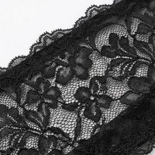 Velaire – Women's Floral Lace Bodysuit Set with Garter Belt and Stockings