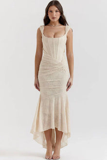 Denisse Elegant Long Dress – Flattering Cut & Luxurious Fabric for a Refined Feminine Look