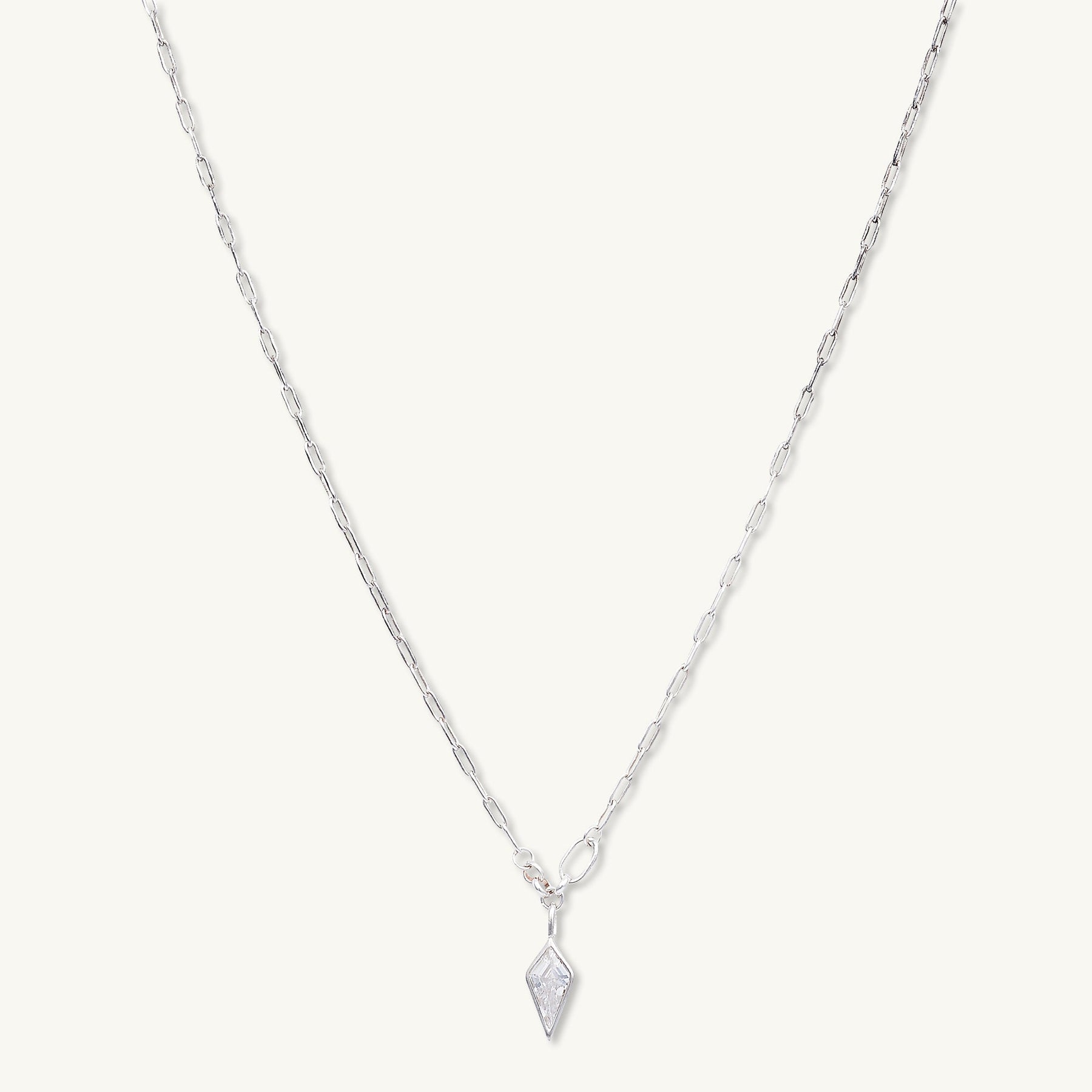 Drop Spike Link Necklace