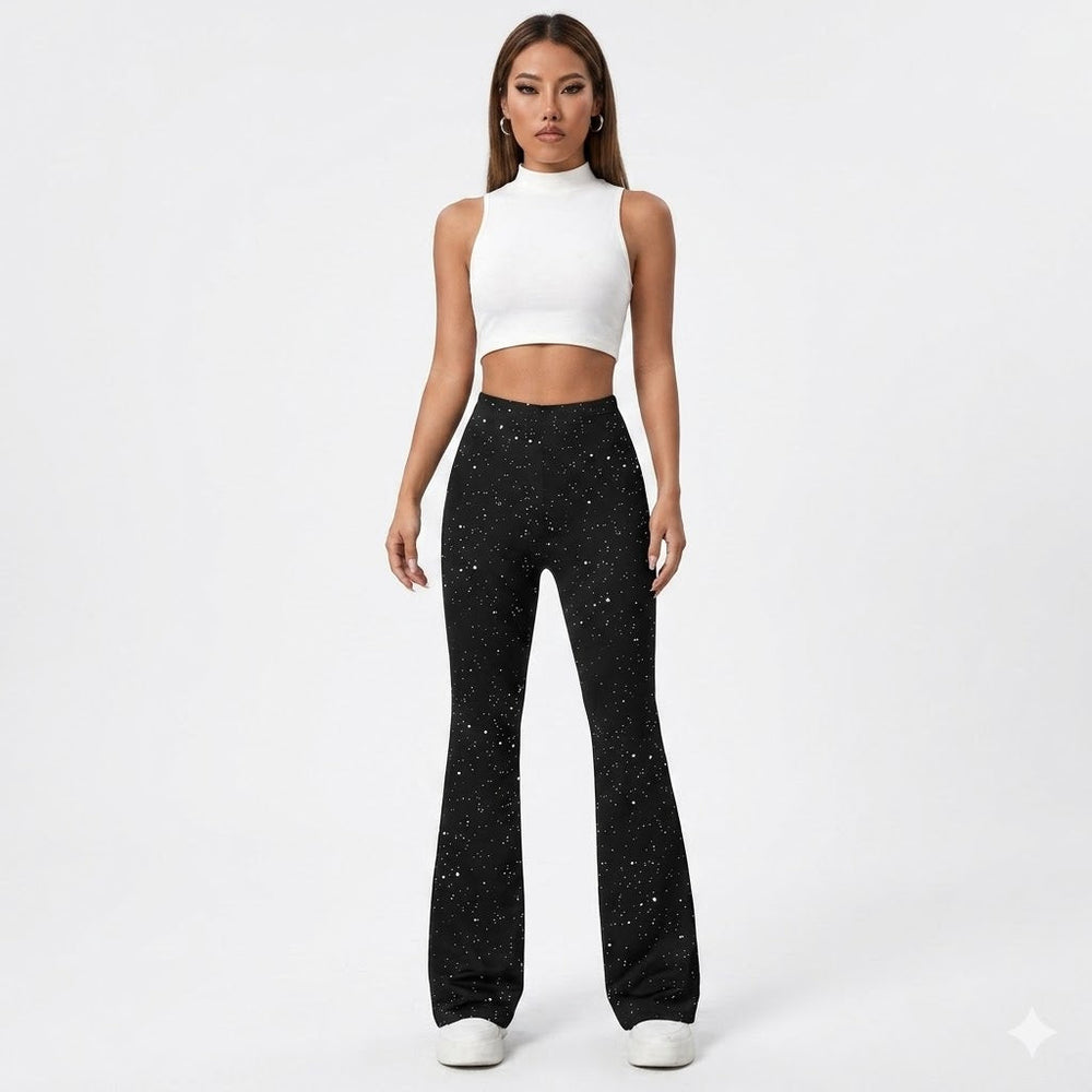Elena Bellucci | Glitter Flared Pants For Women