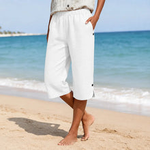 Marelia – Breathable Linen-Look Summer Capri Pants for Women