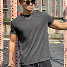 Liam Sport T-Shirt Men – Loose Cotton Short Sleeve T-Shirt with Breathable Design