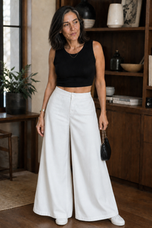 Linora – Wide-Leg High-Rise Palazzo Pants