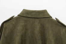Isla Veste Femme en Daim – Elegant Oversize Jacket with Modern Cut & Soft Comfort