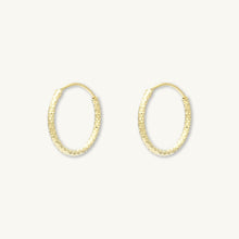 Edged Hoop Earrings