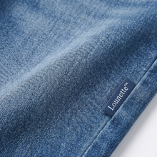Lounette Elastic-Waist Cropped Denim Jeans for All-Day Comfort