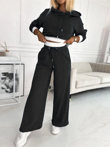 Aurora Ensemble Woman 2 Pieces – Casual Loose Fit Outfit with Matching Top & Pants