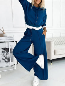 Aurora Ensemble Woman 2 Pieces – Casual Loose Fit Outfit with Matching Top & Pants