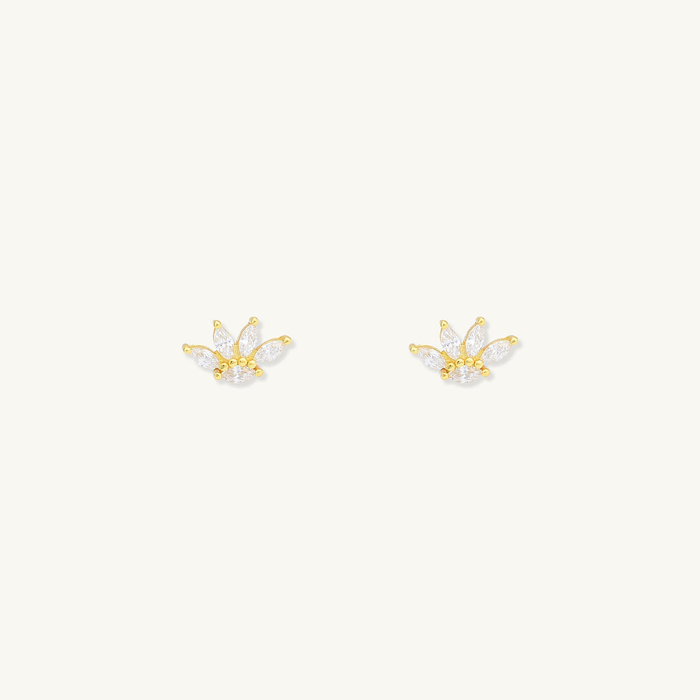 Eternal Lotus Stud Earrings