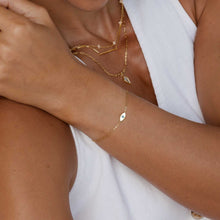 Evil Eye Mother Of Pearl Bracelet