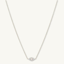 Evil Eye Opal Pave Necklace