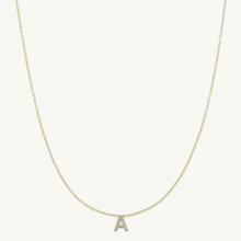 Multi Initial Sapphire Letter Necklace