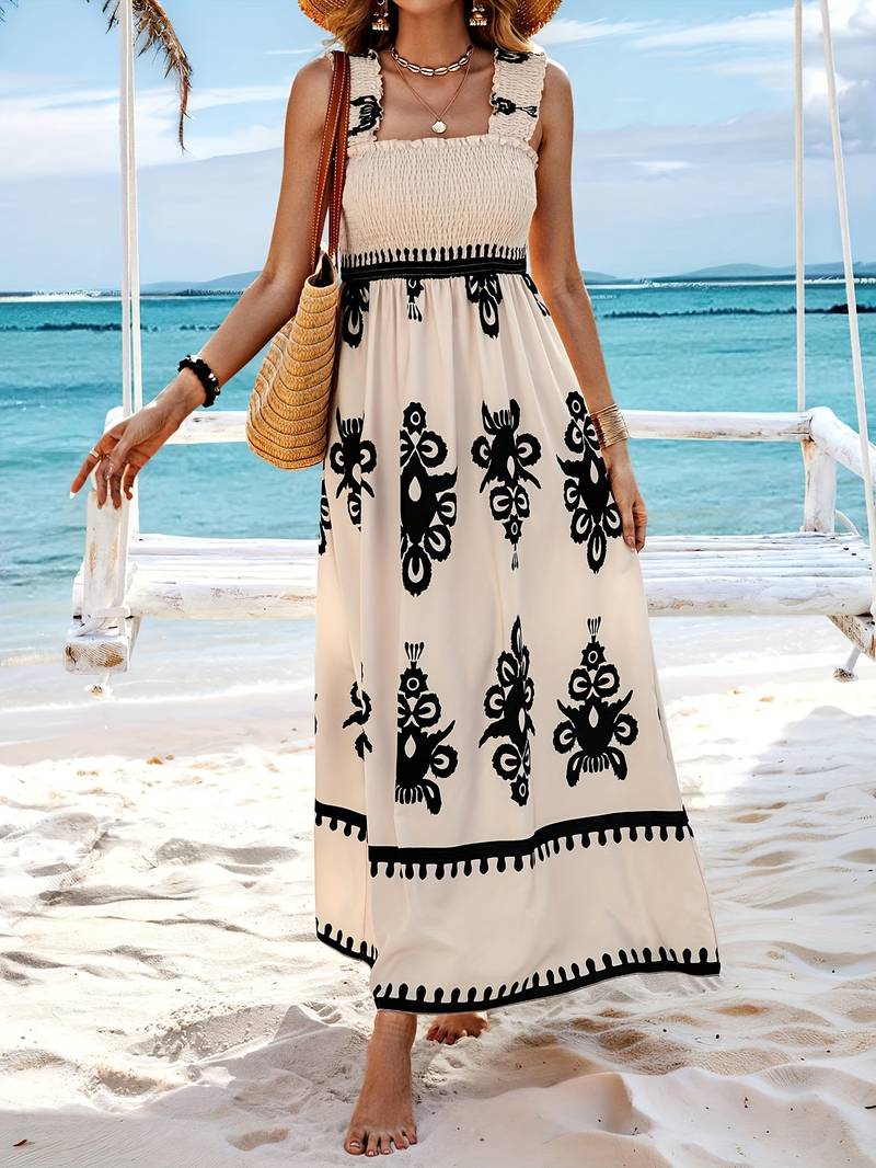 Sophie Maxi Dress Women – Bohemian style, flattering fluid cut & light comfort
