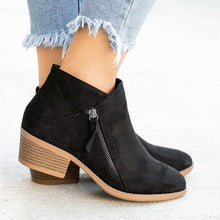 Maeve Women's Platform Boots in Suede – Elegant Leather, Optimal Comfort & Convenient Side Zip Closure