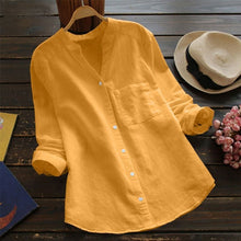 Aloyse Women's Shirt – Comfortable Breathable Linen-Cotton & Relaxed Loose Fit