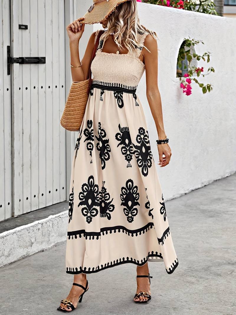 Sophie Maxi Dress Women – Bohemian style, flattering fluid cut & light comfort