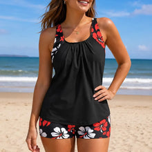 Marivelle – Tankini Swimsuit Set with Shorts for Women, Floral Print Two Piece