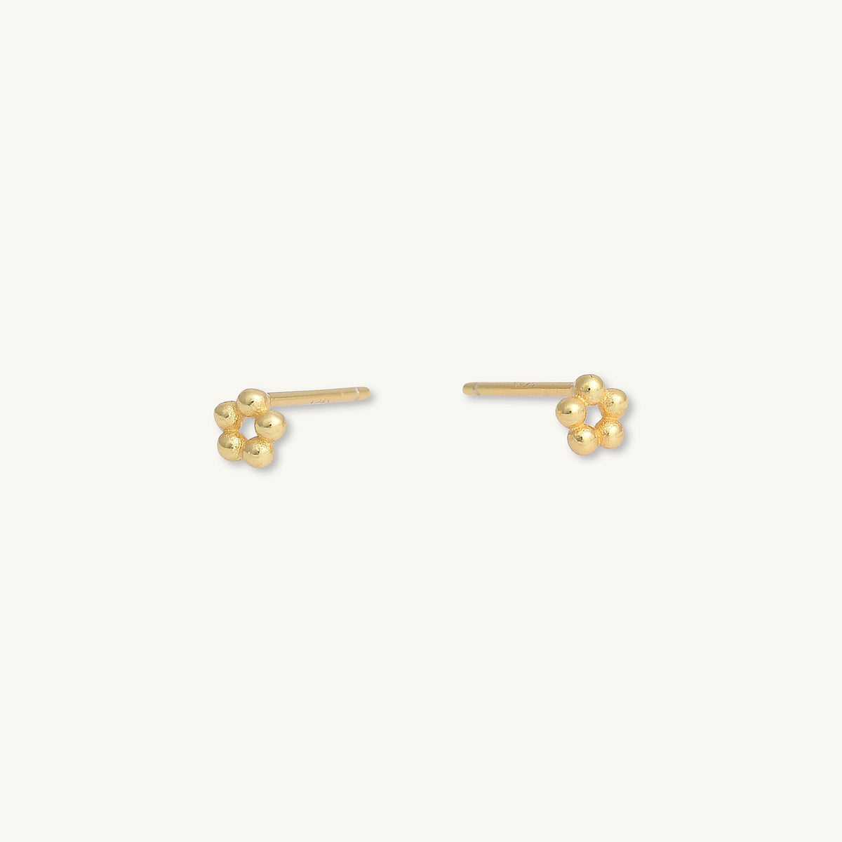 Fleur Ball Dot Stud Earrings