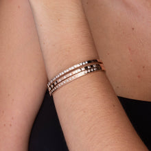 Florence Sapphire Hinged Bangle Bracelet