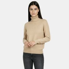 Women's 100% Pure Merino Wool Roll Neck Jumper