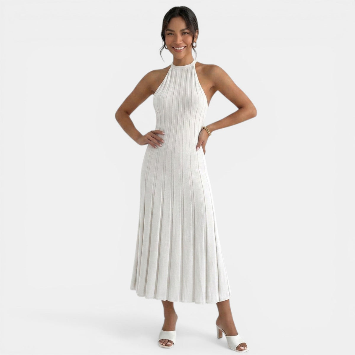 Women's Summer Knit Midi Dress