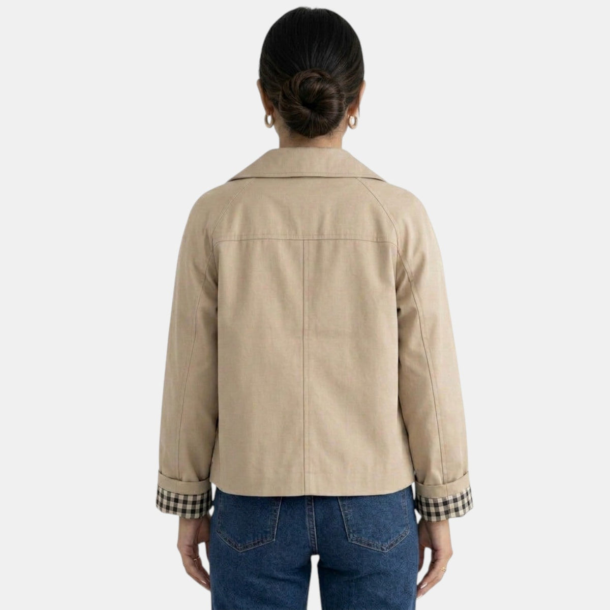 Elegant Women's Beige Jacket
