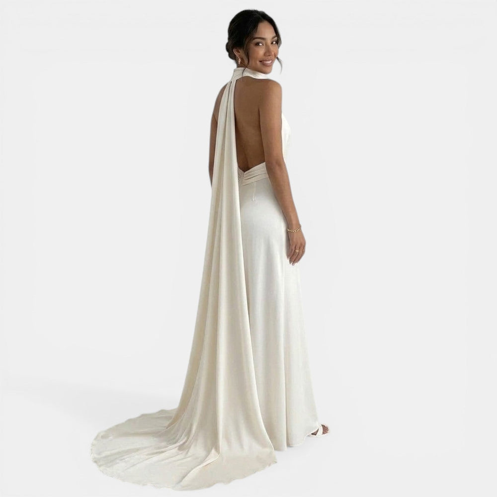 Long Fitted Wedding Dress