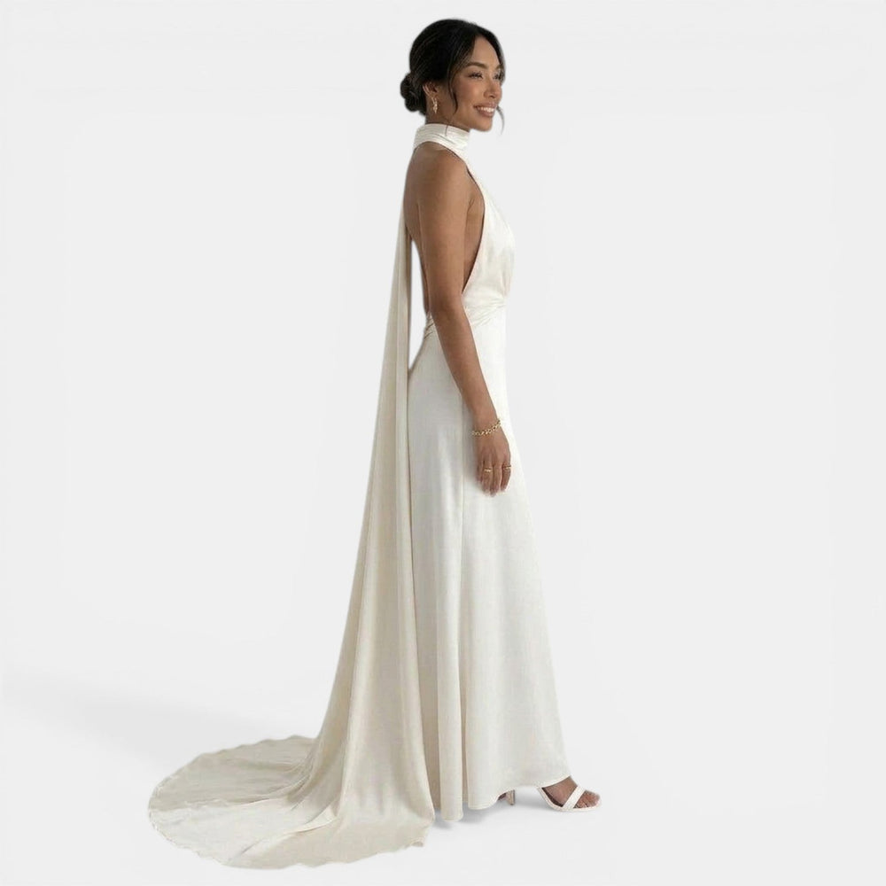 Long Fitted Wedding Dress
