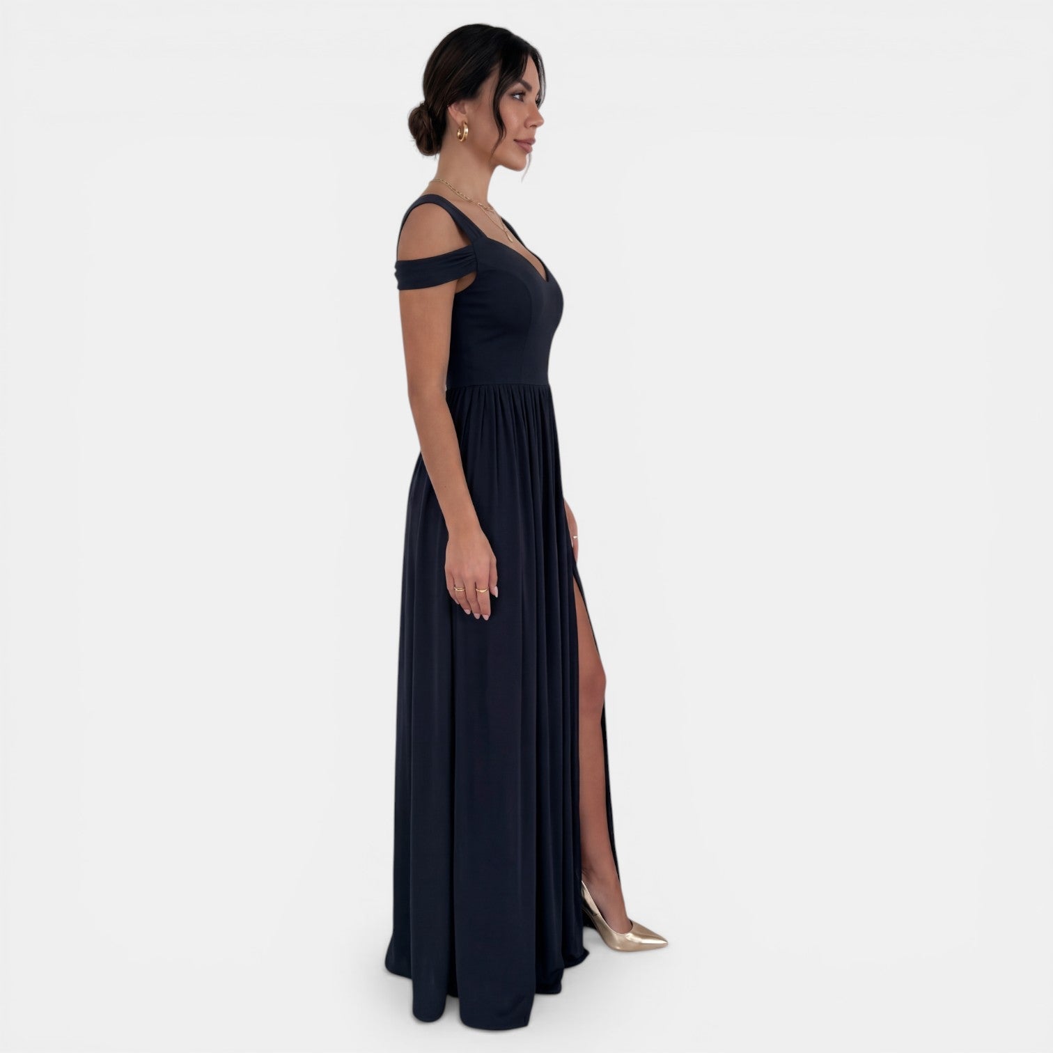 Women's Boho Maxi Dress with Thin Straps