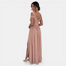 Women's Boho Maxi Dress with Thin Straps