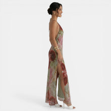 Sheer Floral Maxi Dress