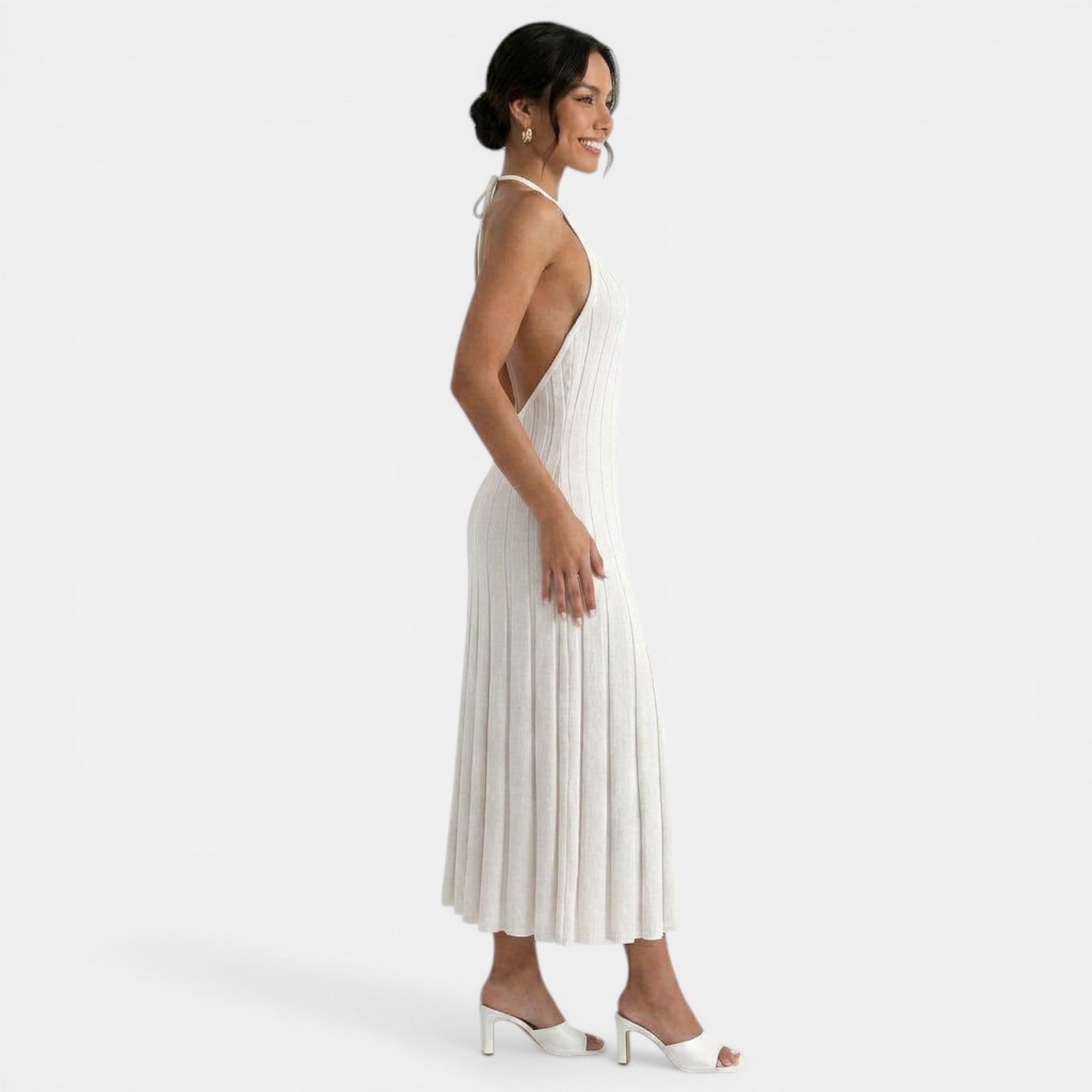 Women's Summer Knit Midi Dress