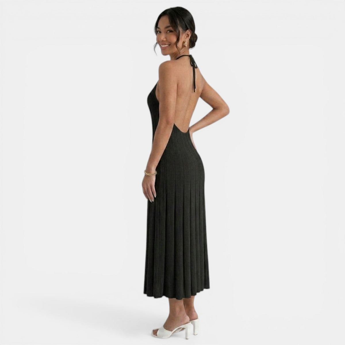 Women's Summer Knit Midi Dress