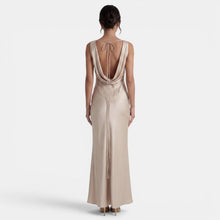 Women's Elegant Long Satin Dress