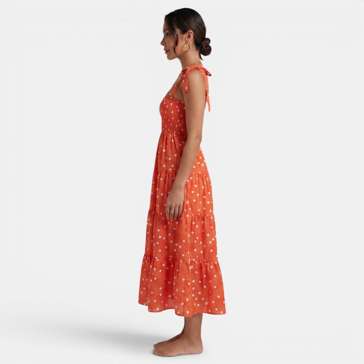 Women's Geometric Print Midi Dress