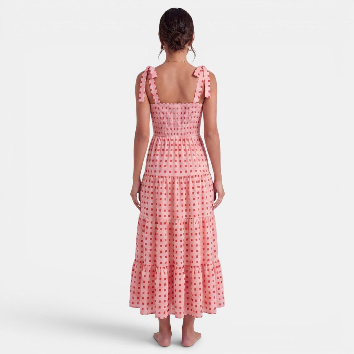 Women's Geometric Print Midi Dress