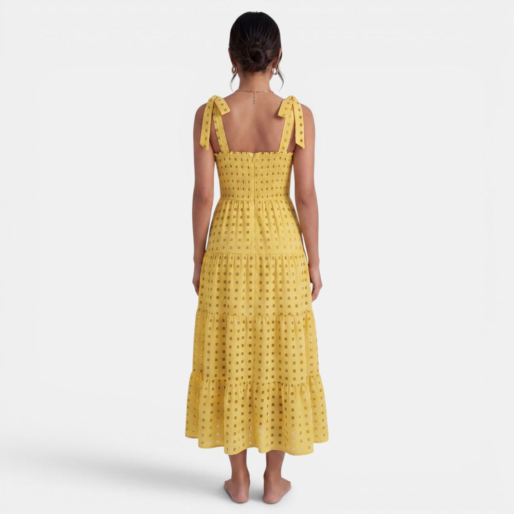 Women's Geometric Print Midi Dress