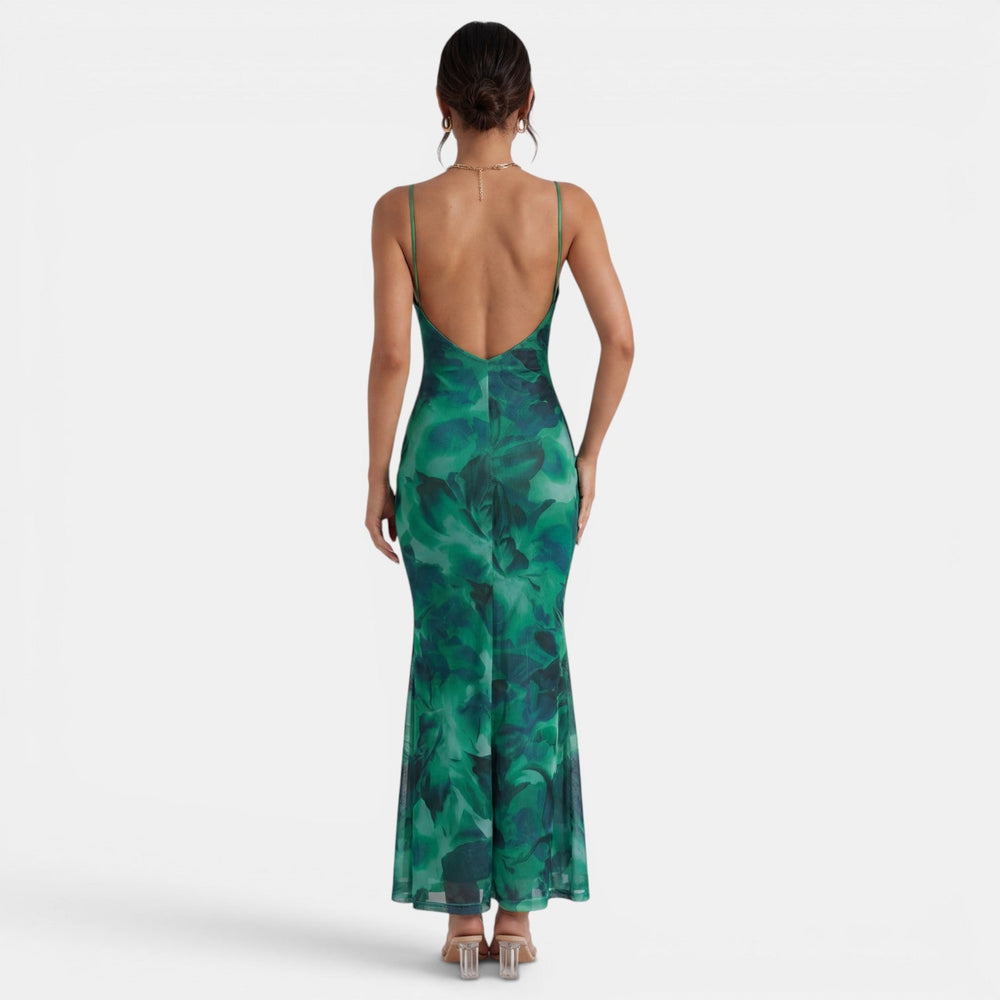 Women's Open-Back Summer Maxi Dress