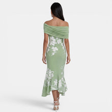 Elegant Women's Floral Midi Dress