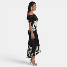 Elegant Women's Floral Midi Dress