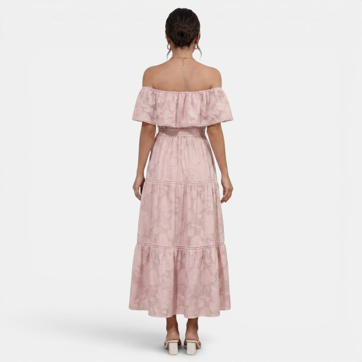 Women's Boho Off-the-Shoulder Dress