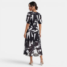 Women's V-Neck Floral Midi Dress