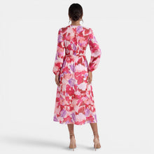 Women's Printed Boho Midi Dress