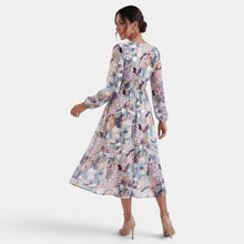 Women's Printed Boho Midi Dress