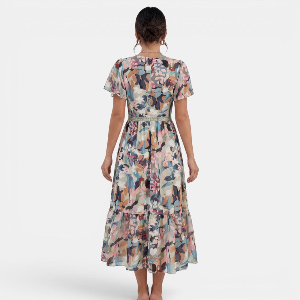 Women's Summer Floral Midi Dress
