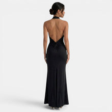 Women's Elegant Halter Maxi Dress