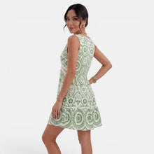 Women's Short Cutout Lace V-Neck Dress