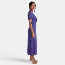 Women's Floral V-Neck Long Summer Dress